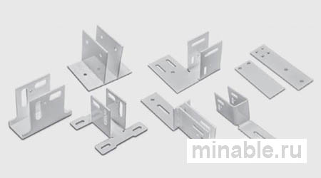 Кронштейны для фасадного остекления