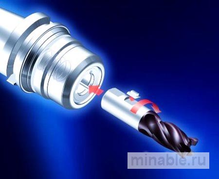 Фрезозажимной патрон исключает вырывание фрезы