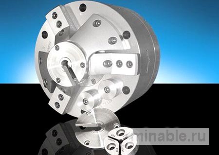 Трехкулачковый шестидюймовый зажим