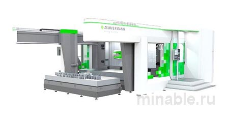 Горизонтальный обрабатывающий центр с мобильной колонкой