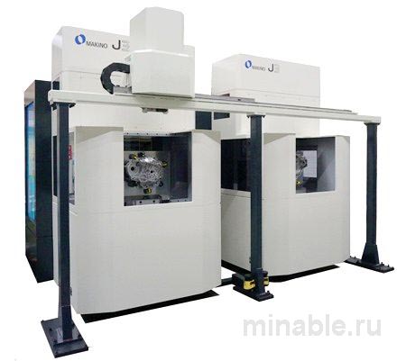 Автоматизированная последовательная обработка с портальным загрузчиком