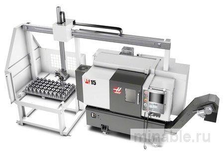 Автоматический загрузчик деталей автоматизирует работу токарного станка