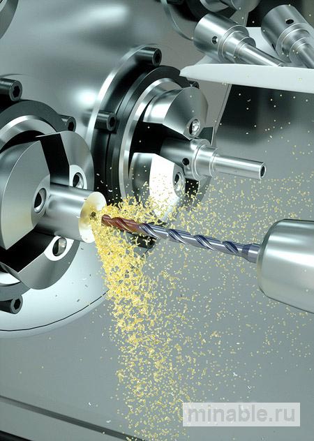 Твердосплавное сверло для сверления глубиной 20 x d