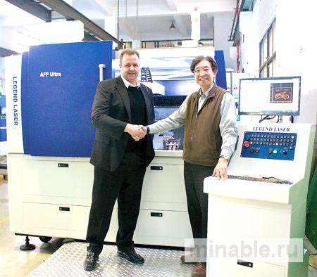 Система лазерного резания листового металла с микронной точностью