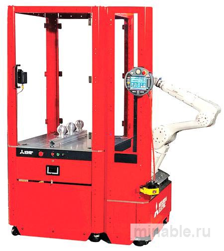 Роботизированная ячейка упрощает загрузку заготовок, вызгрузку и паллетирование деталей