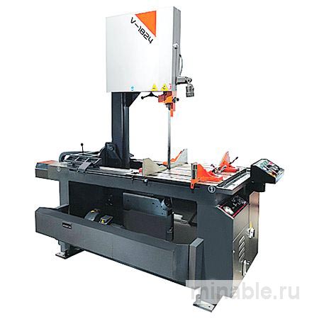 Вертикальная ленточная пила с наклонной рамой