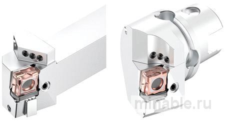 Восемь режущих кромок на пластину для токарной обработки тяжелых материалов