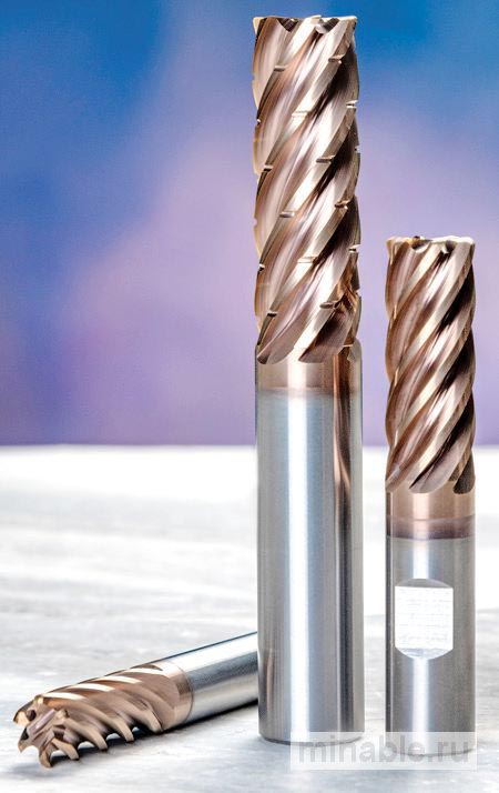 Концевые фрезы обеспечивают повышенную скорость съема металла