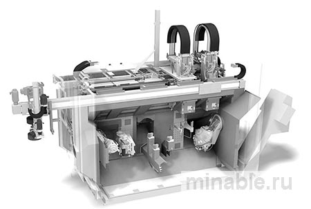 Модульная перевернутая вертикальная зуборезная система