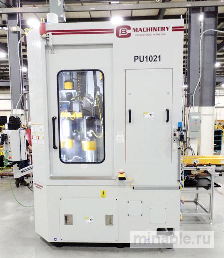 Станок для шлифования отверстий с зажимом имеет упрощенную конструкцию