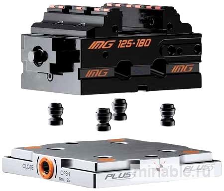 Система тисков Zero Point взаимодействует с существующими зажимными приспособлениями