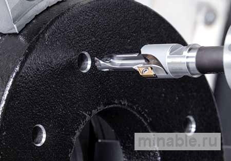 Модульные сверлильные головки с фасочными пластинами