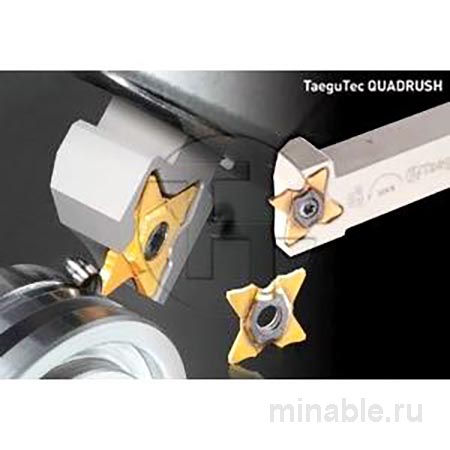 Токарные инструменты QuadRush компании TaeguTec