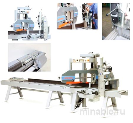 MEBApro 260GP - ленточнопильный станок с измерительной и сверлильной установкой