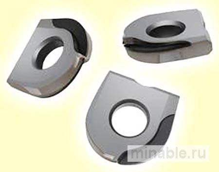 Серия вставных режущих пластин из поликристаллического алмаза со сферической режущей кромкой от компании Dapra