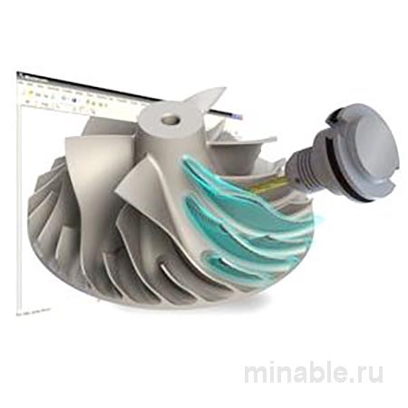 Программное обеспечение Mastercam X6 от CNC Software управляет созданием пространственной траектории фрезерования