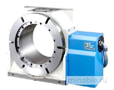 Небольшой поворотный стол для тяжелых режимов резания