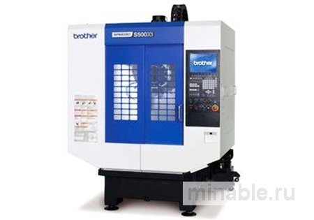 Обрабатывающий центр с мощным и быстрым шпинделем Speedio S500X1 от компании Brother