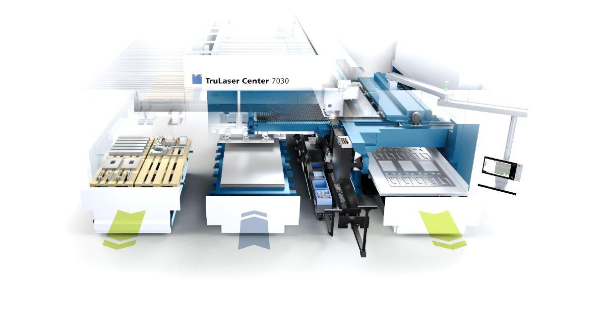 Первый полностью автоматизированный 2D лазерный станок