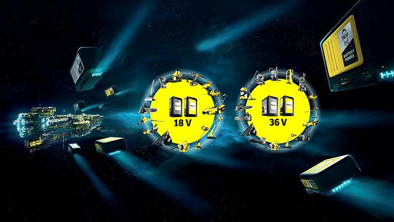 Компания Kärcher представила новую аккумуляторную технику