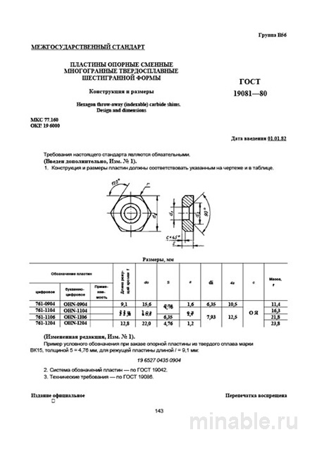 ГОСТ 19081-80: Пластины опорные - Полный разбор стандарта