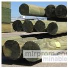 Деревянные опоры ЛЭП