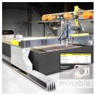 Большая портальная система гидроабразивного резания с возможностью плазменного резания