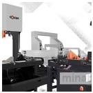 Модельный ряд ленточных пил с вертикальной наклонной рамой