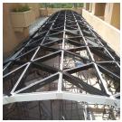 На Ближнем Востоке установили первый российский алюминиевый навес